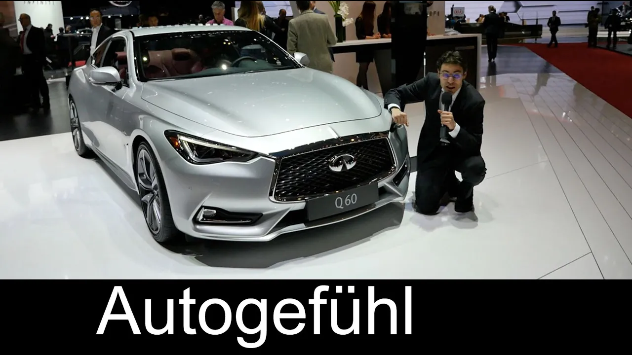 All-new Infiniti Q60S V6 400 hp REVIEW premiere Geneva (Q50 Coupé version)