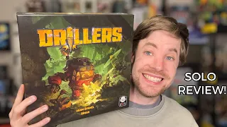 Drillers Board Game Solo Review!