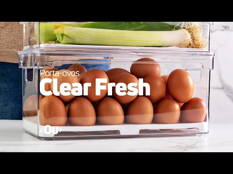 Organizador para Ovos Life Fresh 30x15x13 Incolor 36 unidades OU