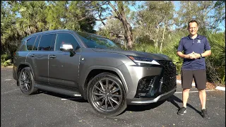 Is the 2025 Lexus LX700h F Sport a BETTER luxury SUV than a Cadillac Escalade?