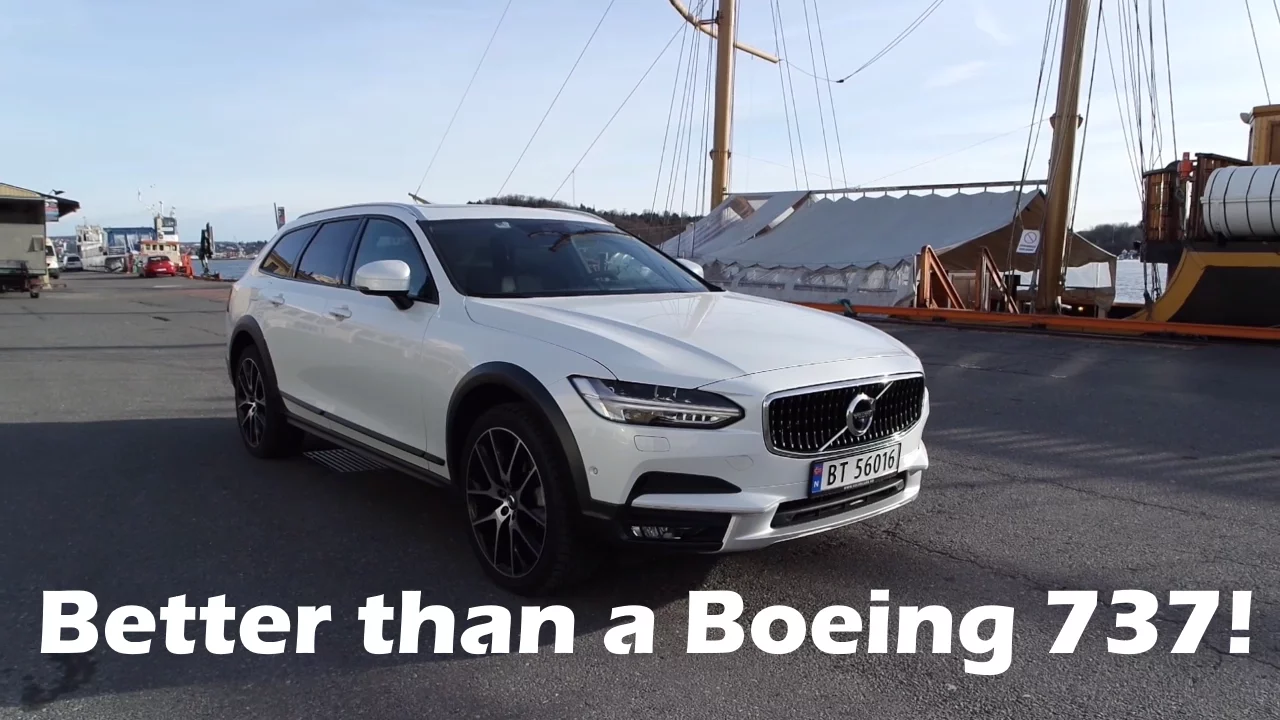 2017 Volvo V90 Cross Country: Why it's better than a Boeing 737!