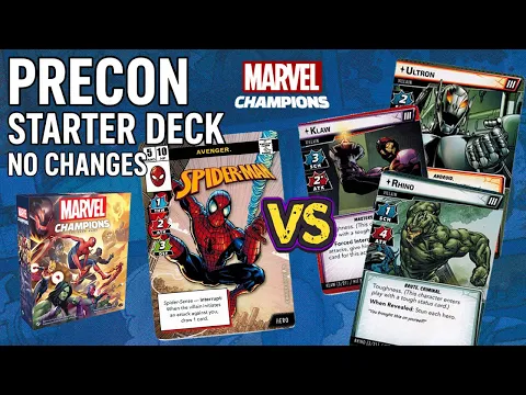 How to Play Spider-Man Precon vs Expert Core Set Villains | Marvel Champions Playthrough