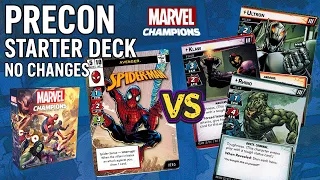 How to Play Spider-Man Precon vs Expert Core Set Villains | Marvel Champions Playthrough