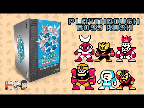 Boss Rush! Session of MM1 Mega Man Adventures! - Home Gamer Dad