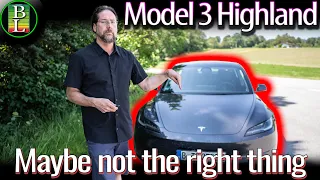 5 things I don't like about the Tesla Model 3 Highland