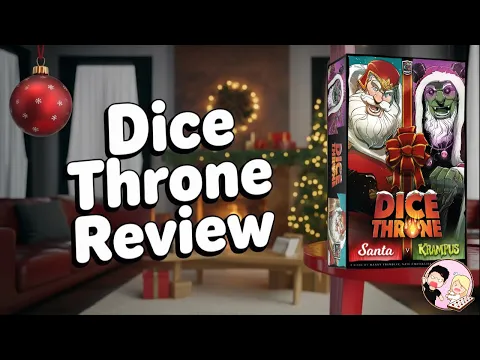 Dice Throne Santa Vs Krampus Review: Who has the final sleigh? I Board Game I Gaming With The Powers