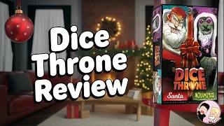 Dice Throne Santa Vs Krampus Review: Who has the final sleigh? I Board Game I Gaming With The Powers