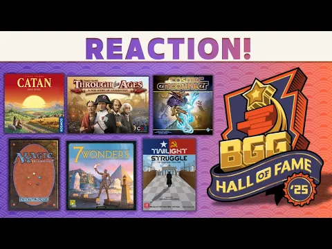 BoardGameGeek - Hall of Fame! (REACTION)