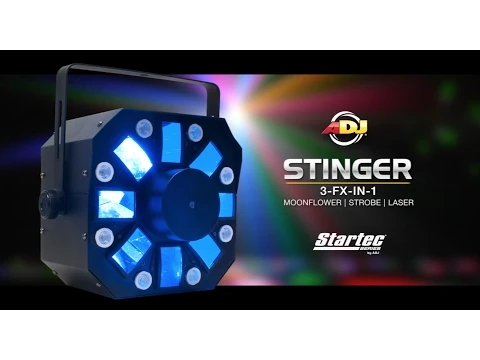 Product video thumbnail for ADJ American DJ Stinger 3-in-1 DMX LED Effect Light