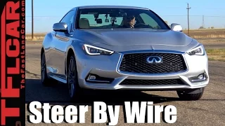 2017 Infiniti Q60 Red Sport 400 Steer-By-Wire & 0-60 MPH Review: Self-Driving Sports Car Prequel