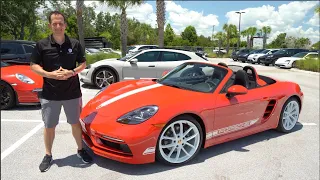 The 2025 718 Boxster Style Edition is the MOST affordable special Porsche sports car!