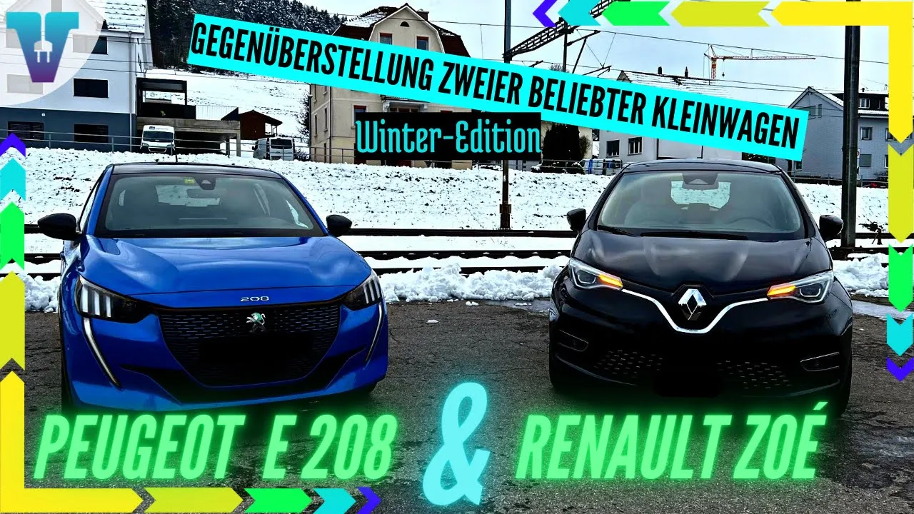 Renault Zoe Riviera & Peugeot e208 GT - Vergleich, Reichweite etc.[Deutsch 4K] | Vision E Drive #144
