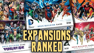 DC Comics Deck Building Game Expansions Ranked!