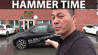 Picking up BMW i3 33 kWh at Elbilmek
