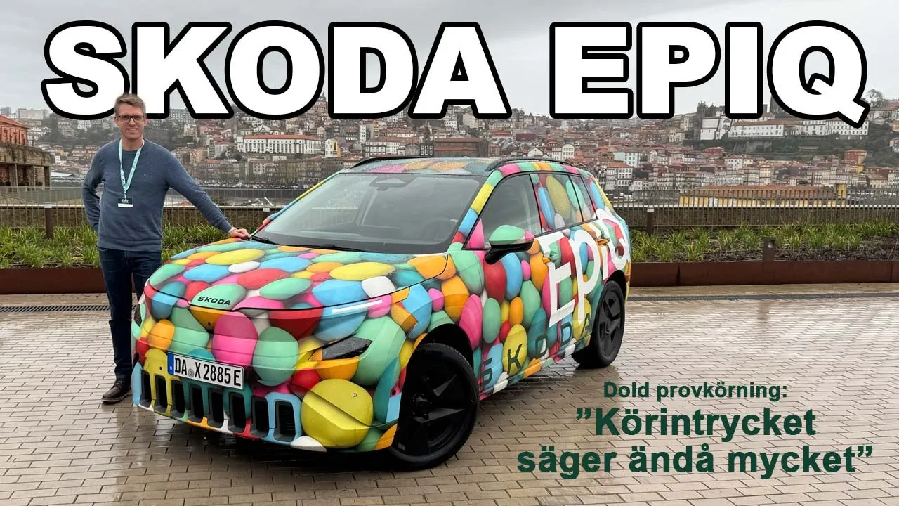 Premiär: Skoda Epiq provkörd – en liten billigare elbil