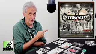 Stakeout ►►► This film noir dice game has two things I rarely see in boardgame design!