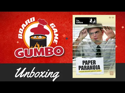 THE OFFICE: PAPER PARANOIA -- Unboxing