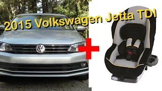 2015 Volkswagen Jetta Child Seat Review - in 4K