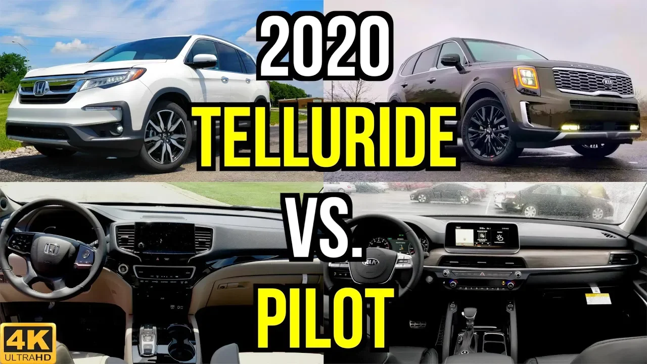 New King on the Block? -- 2020 Kia Telluride SX vs. Honda Pilot Touring: Comparison