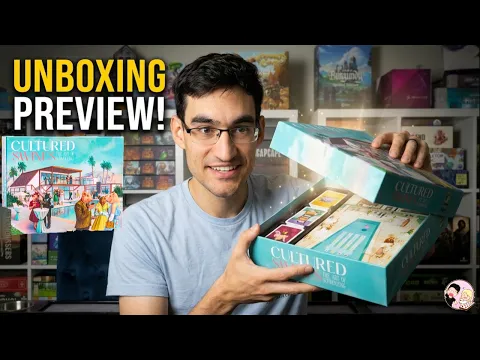 Cultured Swines Deluxe Board Game Unboxing | Kickstarter Preview