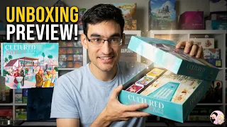 Cultured Swines Deluxe Board Game Unboxing | Kickstarter Preview
