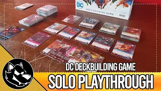 DC Deckbuilding Game Solo Playthrough