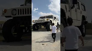 This giant Hummer is bigger than my apartment!😅 #hummer #giant #suv