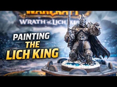 World of Warcraft: Wrath of the Lich King Painting with Lotus #boardgames #miniature #painting