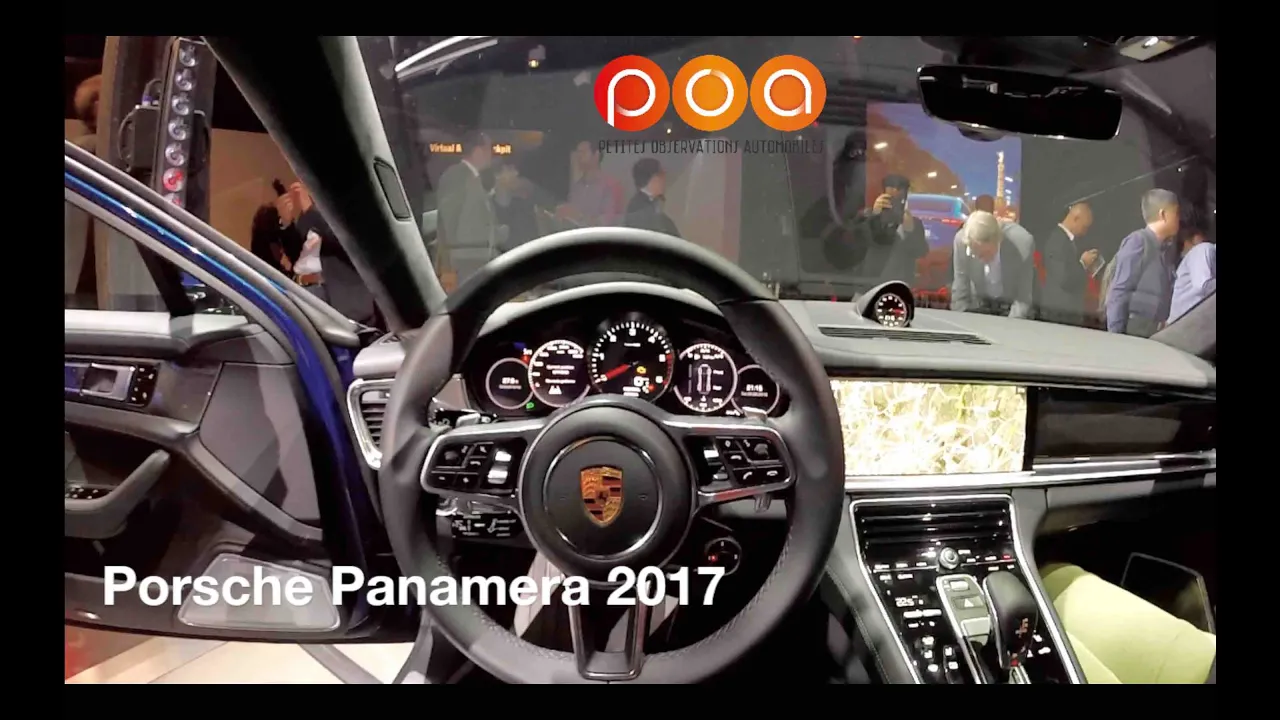 Nouvelle Porsche Panamera 2017 : bienvenue à bord !