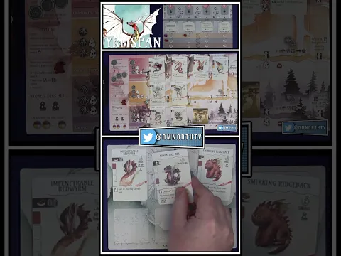 Wyrmspan Board Game Gameplay | Board Game In A Minute #shorts