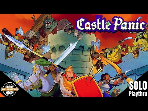 Castle Panic 2nd Edition & The Dark Titan expansion | Solo Playthrough
