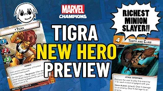 Marvel Champions TIGRA Hero Preview - RICHEST Minion Slayer?!