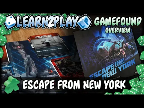 Learn to Play Presents: Gamefound overview for Escape from New York