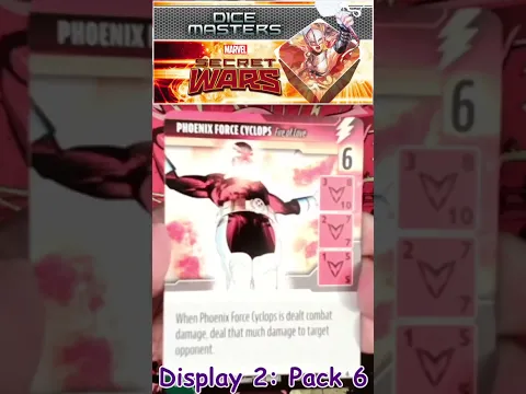 Dice Masters Secret Wars Display Two Opening: Pack 6 #shorts