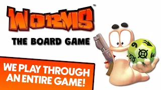 Worms: The Board Game - Full Game Play!