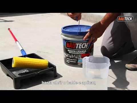 Manta líquida acrílica cinza 15kg Bautech