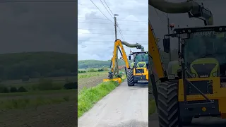 Vacuum-Powered Grass Cutter! 😍 #grass #vehicles #machinery