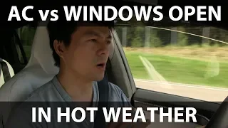 Air condition vs windows open