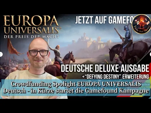 Crowdfunding Spotlight EUROPA UNIVERSALIS auf Deutsch - In Kürze startet die Gamefound Kampagne!