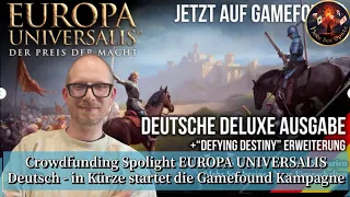 Crowdfunding Spotlight EUROPA UNIVERSALIS auf Deutsch - In Kürze startet die Gamefound Kampagne!