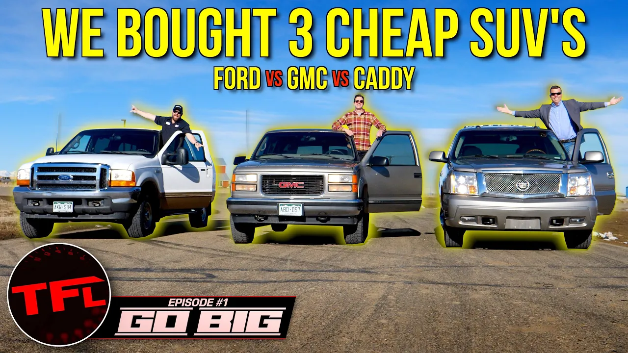 Under $10K: We Buy Three Giant SUVs That Are Complete Crap - But Which One Is The Worst?