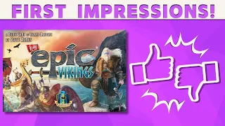 Tiny Epic Vikings - First Impressions REVIEW!