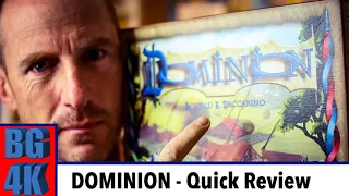 Dominion - Boardgames 4K Review - Still Worth It?