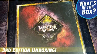 MACHINA ARCANA Board Game 3rd Edition Core Box Unboxing