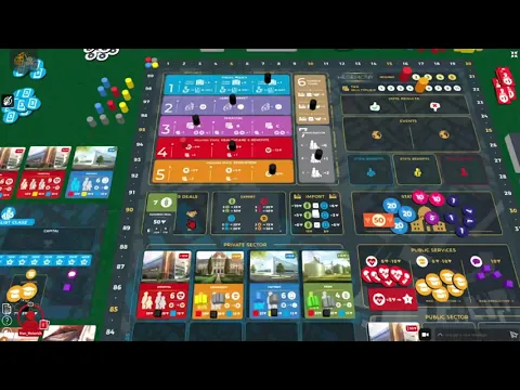 Hegemony - 1 Round Walkthrough - 3-handed Solo