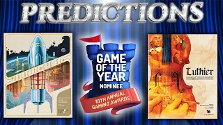 2025 Dice Tower Awards - PREDICTIONS!