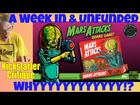 Mars Attacks! Twisted Tabletop Game (D) The Game fancy Shoes Funded - Kickstarter Critique Review