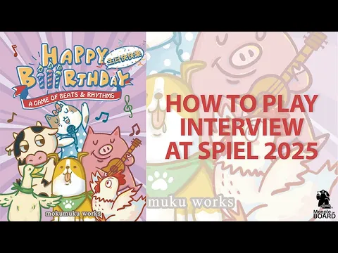 Happy Biiirthday! How to play interview at Spiel 2025