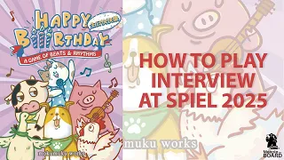 Happy Biiirthday! How to play interview at Spiel 2025