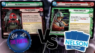 Major Vonreg (Command) vs Wedge (Aggression) Star Wars Unlimited Gameplay with @StepintoThePortal